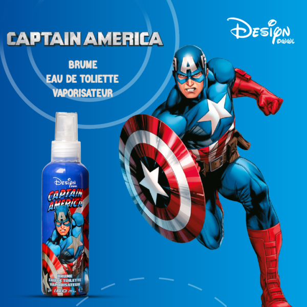 BRUME et EAU DE TOLIETTE 2 en 1 CAPTAIN AMERICA