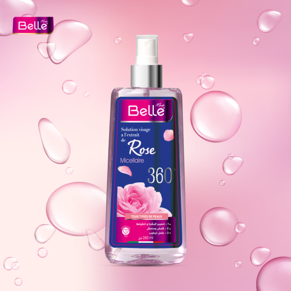 Eau micellaire a l'eau de Rose